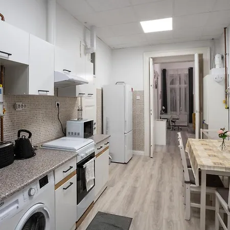 Daire Perfect Location,newly Decorated Modern, Large Place 60 M2, Really Quiet So Have A Good Night Sleep, Ac, Netflix, Smart Tv, High-speed Internet, World Famous New York Cafe Only 10 Minutes Walk Budapeşte
