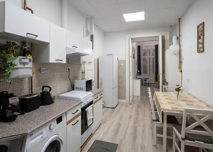 公寓 Delightful In The , We Would To Welcome To Our Large, Modern, And Quiet With Ac And High Speed Internet,walking Distance To The World-famous New York Cafe 布达佩斯